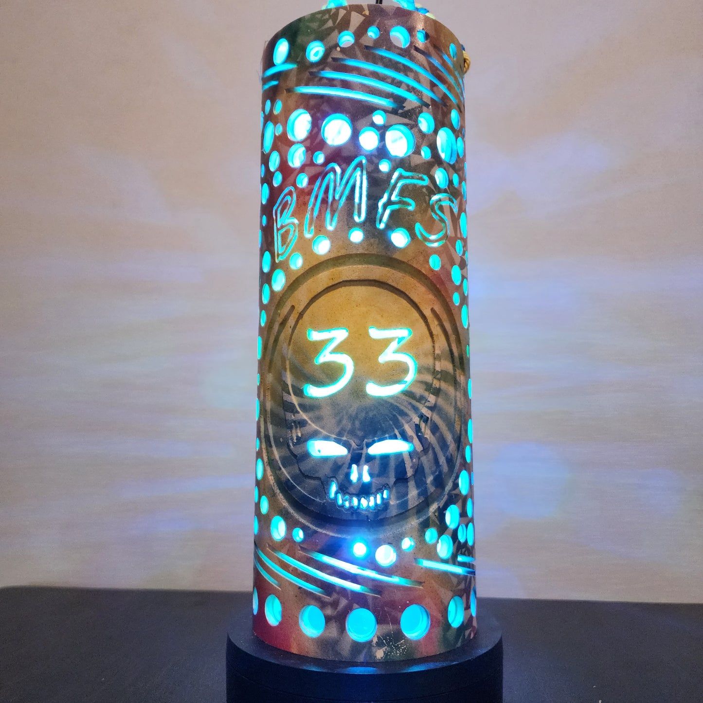 12" PVC Lantern BMFS Theme - Signature LED effects