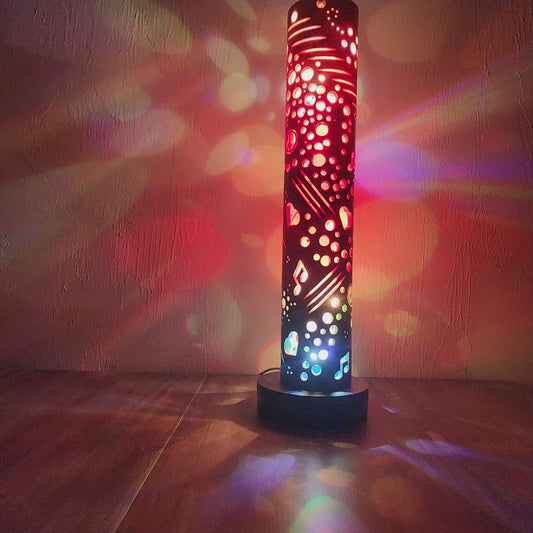 18" PVC Lantern - Peace Love Music