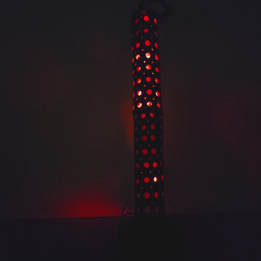 19" Black Bamboo Lantern-  Classic