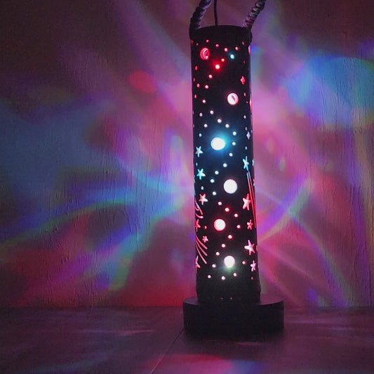 15" Bamboo  Lantern - Universe