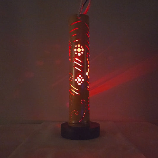15" Bamboo Lantern - Tulip