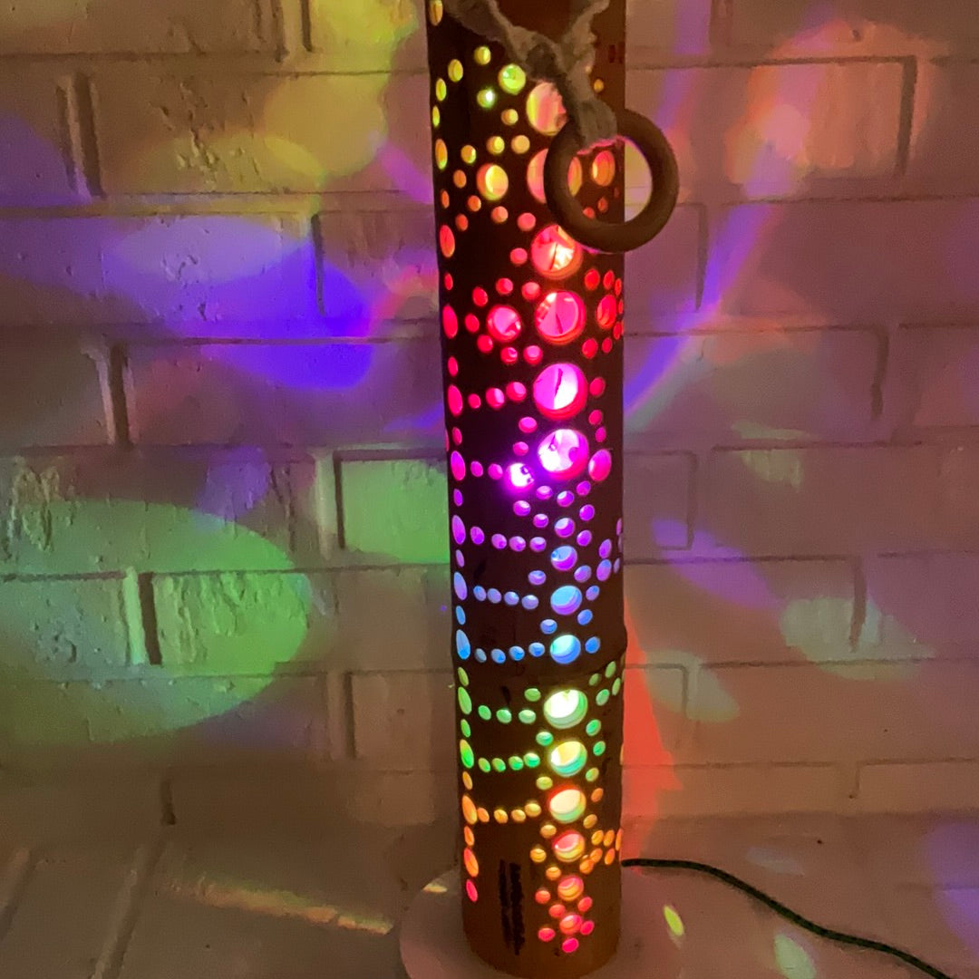 18" Lantern Peace, Love, Music Design Signature LED effects