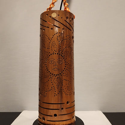 12" Bamboo Lantern - Sun Pixel