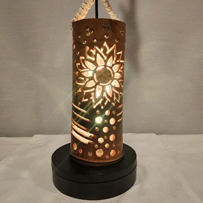 8` Bamboo Lantern -  BMFS Sunflower