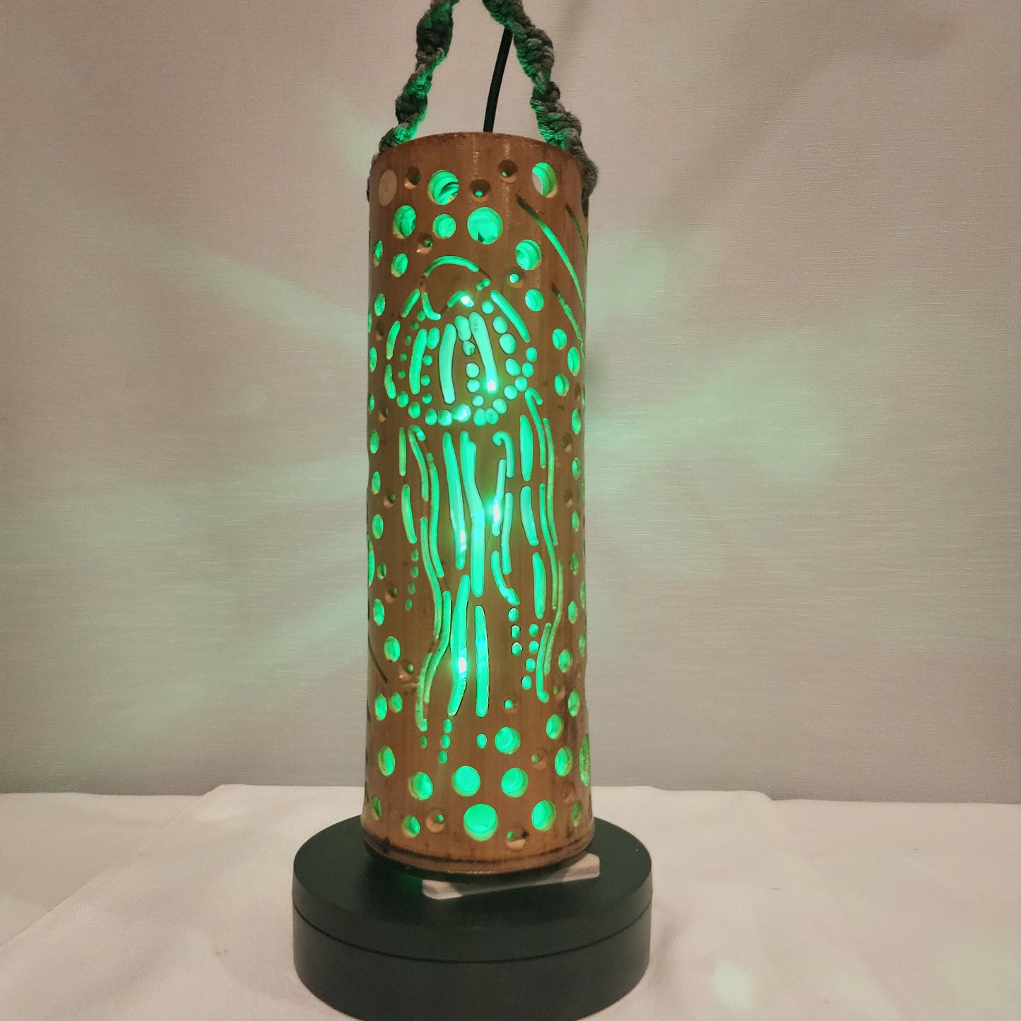 10" Bamboo Lantern -  Jellyfish