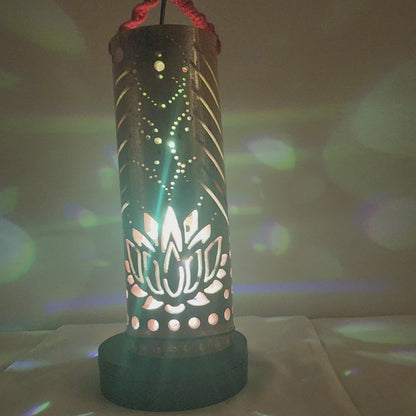 11" Lantern Lotus Flower Design - Signature LED effects