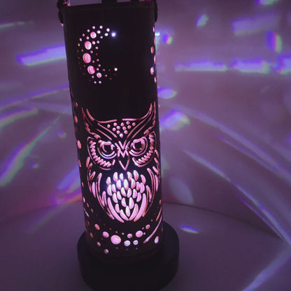 Bamboo Lantern - Wise Owl