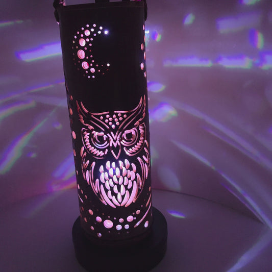 Bamboo Lantern - Wise Owl