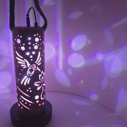 Bamboo Lantern - Hummingbird Flower