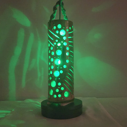 10" Bamboo Lantern -  Jellyfish