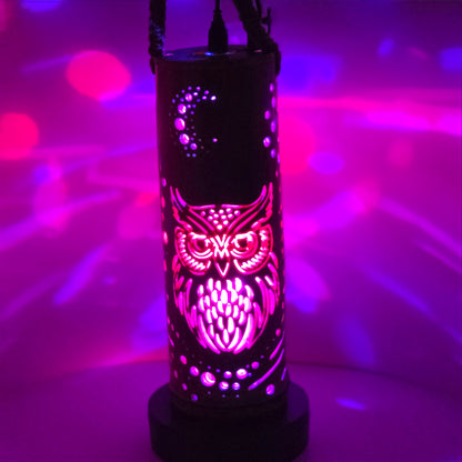 Bamboo Lantern - Wise Owl