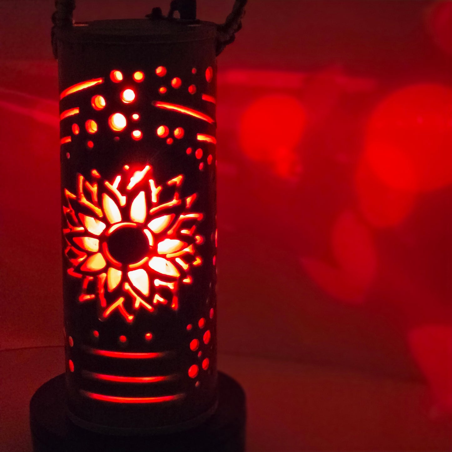 Bamboo Lantern - Sunflower