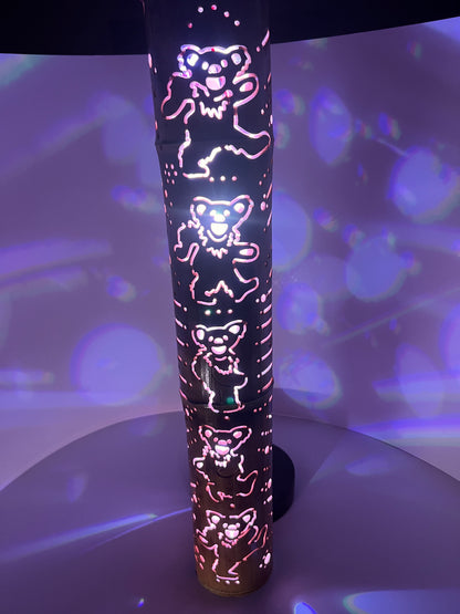 22” Bamboo Lantern -  Vertical Bears