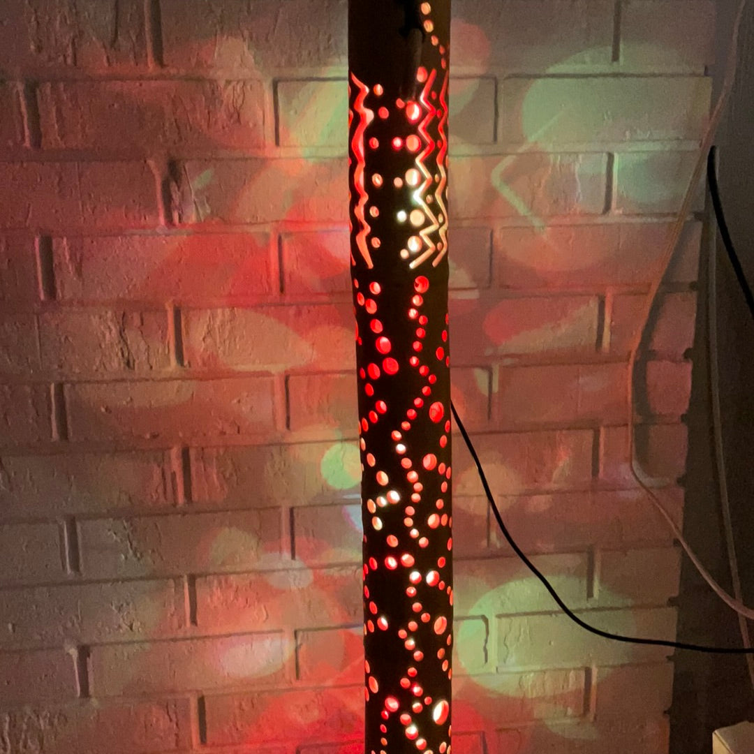 36" Lantern Tribal Design Bamboozledlights